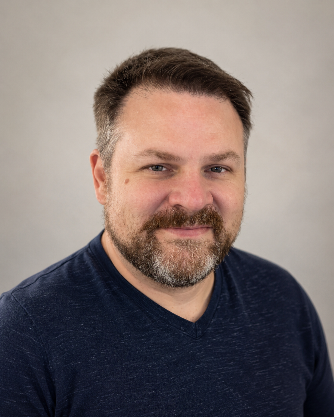 Portrait of author Joshua Fisherkeller